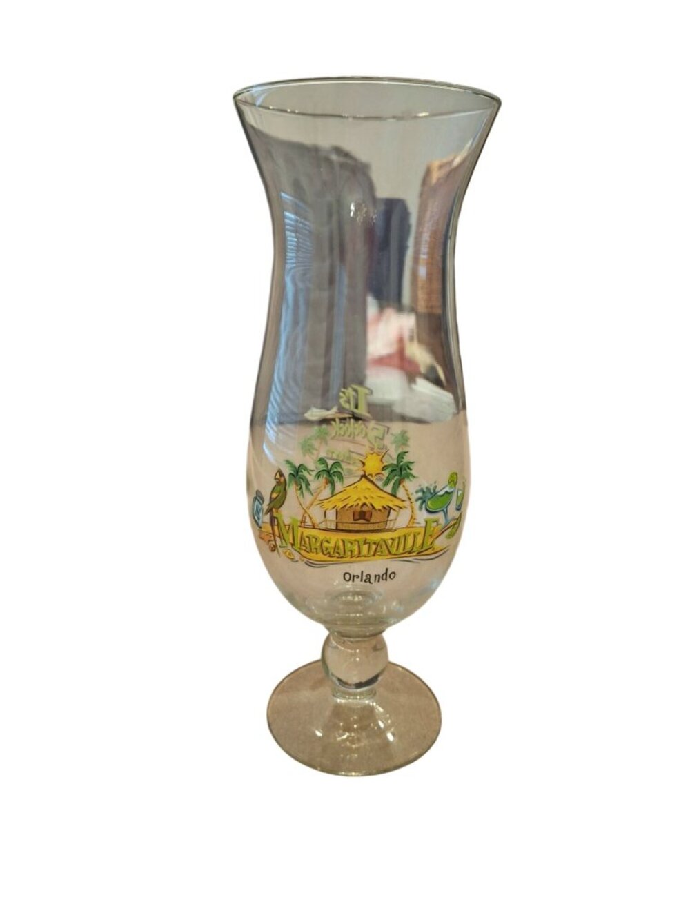 Margaritaville Orlando Hurricane Glass Jimmy Buffett Tiki Bar Souvenir Goblet